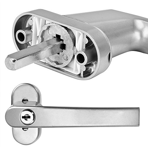 MONZANA Fenstergriffe mit Schloss im 10er Set