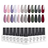 Einige Farben sind durchscheinend, schön für einen natürlich aussehenden Nagel. Bitte beachten Sie, dass Sie mehr als 2 Schichten auftragen müssen, wenn Sie nach einem undurchsichtigen Nagel-Look suchen.