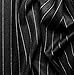 Mens Fashion Suit Double Breasted Banker Stripe Classic Regular Fit Double Pleated Pants Black