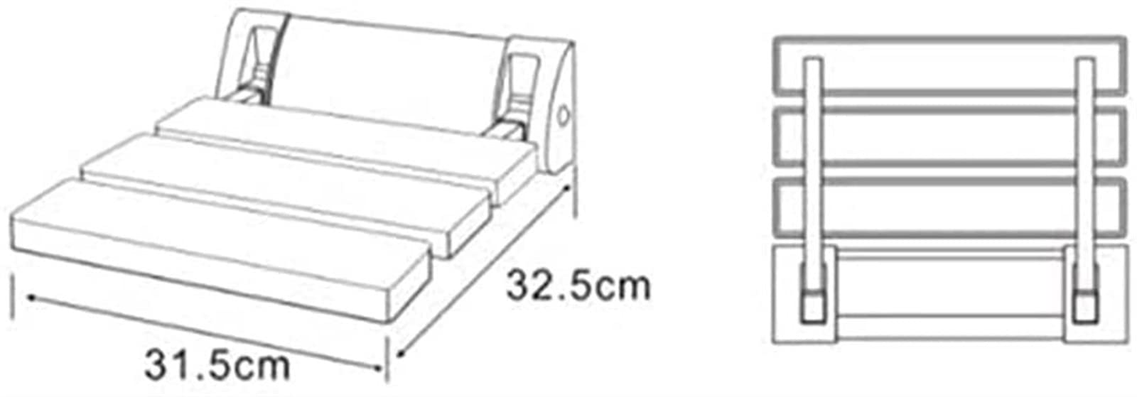 Taburete De Entrada Silla De Pared Taburete De Pared Bagno Silla De Pared Plegable Taburete De Pared Bagno