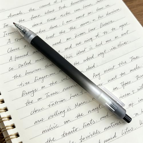 Bolígrafos retráctiles de gel Fengtaiyuan, 0.5mm, tinta negra, pack de 18 miniatura 7