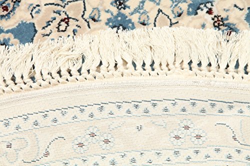 RugVista, Nain Emilia, Teppich, Mittelflor, ∅ 200 cm, Rund, Oeko-Tex Standard 100, Polyester, Flur, Schlafzimmer, Küche… – Bild 6