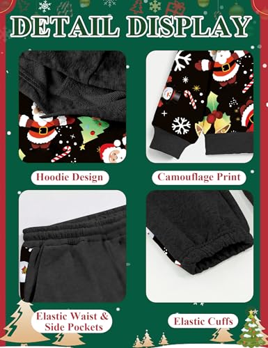 Image of Boys Clothes Fall Winter Outfits Camouflage Long Sleeve Hoodie and Pants 2PC Kids Clothes Boys for 5-14 Years