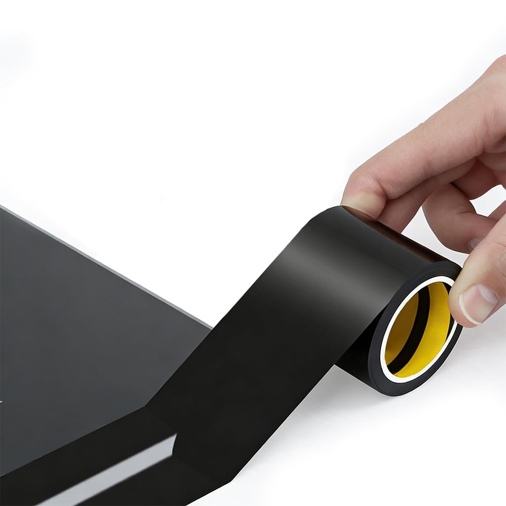 Serplex® Kitchen Gap Sealing Tape 1.96 inch x 32.8ft, Waterproof PET Self-adhesive Caulk Strip Black Caulk Strip for Countertops, Sinks, Bathtubs & Edge Protection, Trim to Fit, Peel and Stick-image-29
