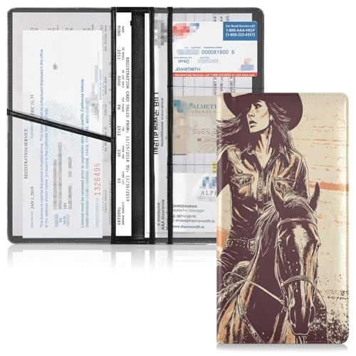 Organizador de guantera de cuero slim miniatura 2