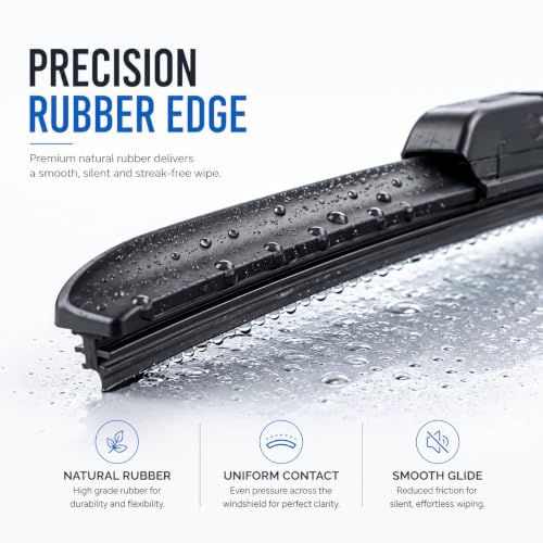 Generic Banana Wiper Blades for Hyundai Verna 2023-2026 Pack of 2 - Image 5