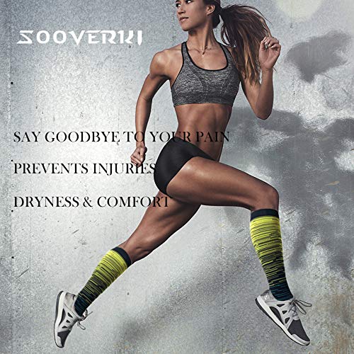 Image of Sooverki Compression Socks for Women and Men Circulation (3 /4 Pairs) is Best Support for Running Athletic Cycling Hiking