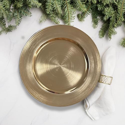 Ashland 8 Packs: 6 ct. (48 total) 13” Gold Chargers miniatura 5