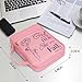 GUEER Bible Cover for Women, Bible Holder, Bible Cover Carrier Carrying Organizer Bag, Zipper and Pockets for Standard Size Bible, Gift for Women boy (Pink-Rose)