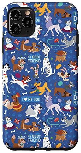 Coque iPhone 11 Pro Max Disney Dogs accessoire bleu idéal pour vos balades