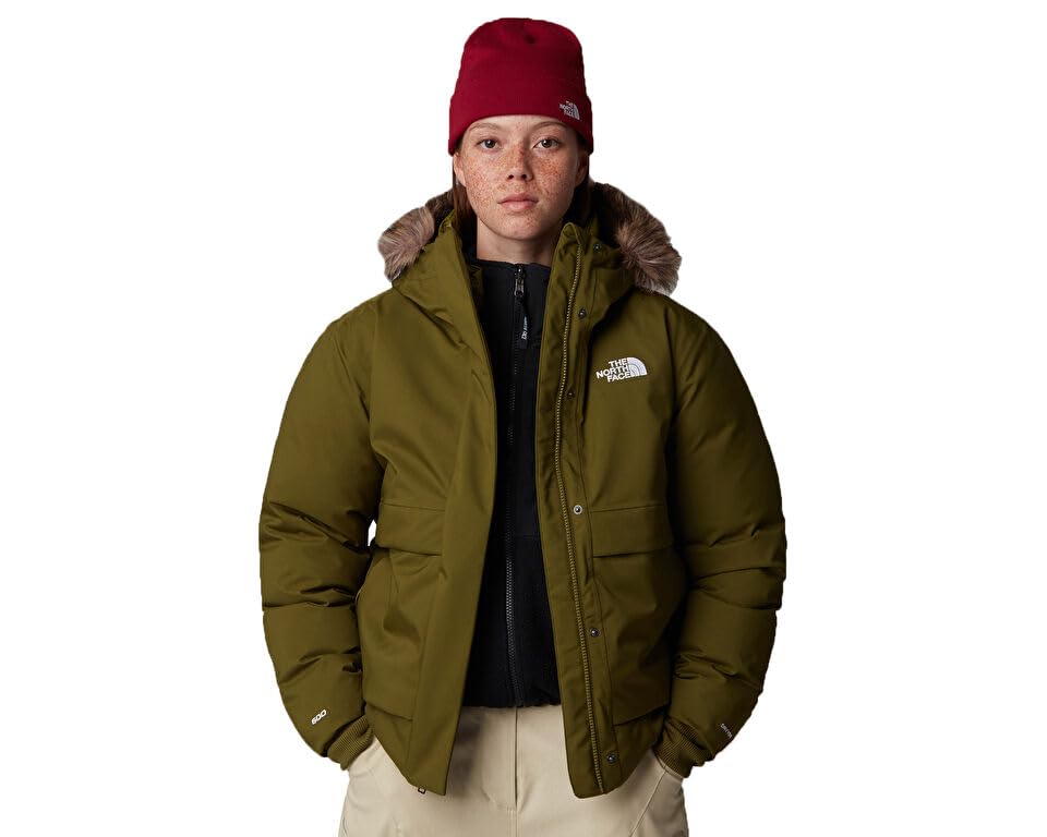 THE NORTH FACE Arctic Chaqueta Bomber, Oliva Forest, Medium Mujeres