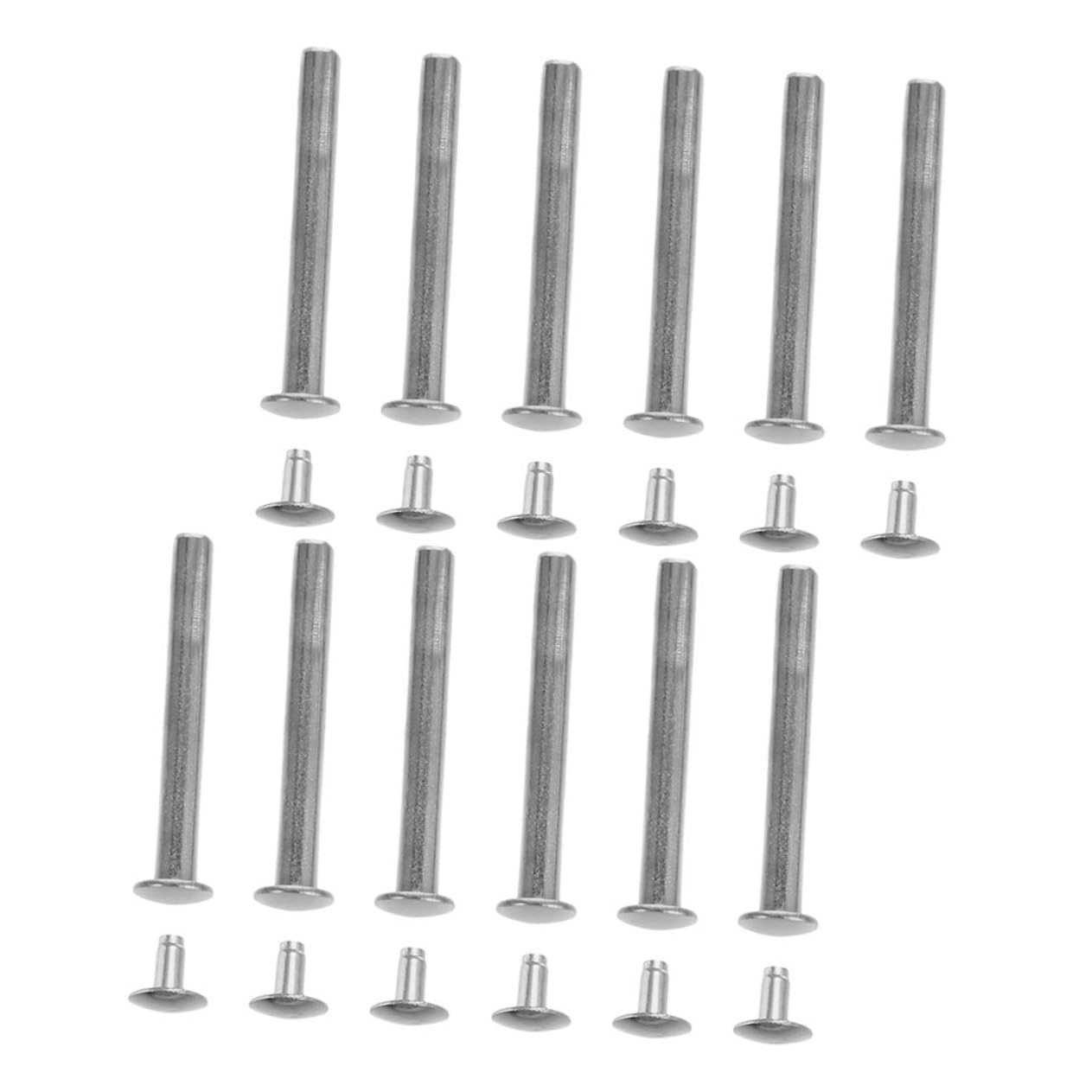 ERINGOGO Folding Fan Repair Parts 12pcs DIY Hand Fan Hardware Kit Replacement Hardware Set for