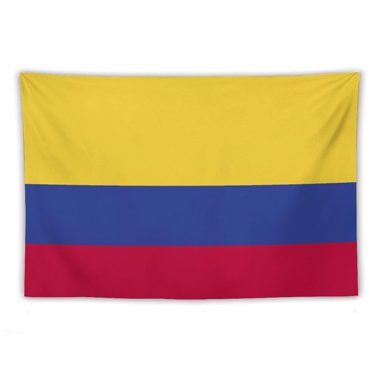 XingFox Colombia Flag Tapestry Wall Hanging National Flag Tapestry for Room Bedroom Dorm Aesthetic Decorations, 60"x90"