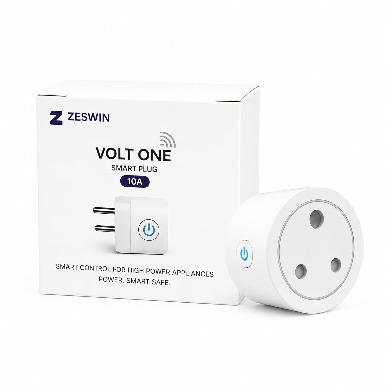 Volt One 10A Wi-Fi Smart Plug with Energy Monitoring | Smart Socket for Heavy Appliances, AC, Geyser & Water Pump | Compatible with Alexa & Google Assistant | 4-Way Safety Protection-image-15