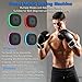 Split Music Boxing Machine, Touch Screen Music Punching Machine with 8 Targets, 2 Gloves, and 10 Modes, Wall Mounted with LED, 4000mAh, Boxing Music Workout Machine for Adults and Kids