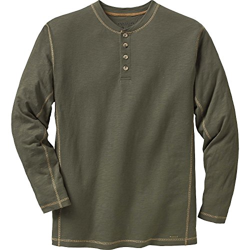 Legendary Whitetails Men's Maverick Slub Henley Army X-Large Tall