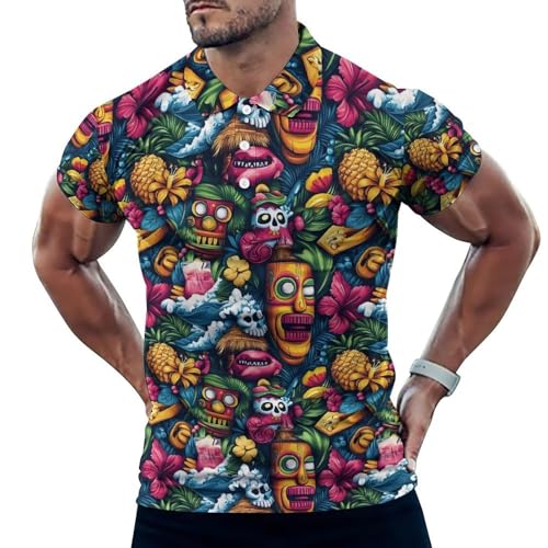Polo de golf pour homme anti transpiration contre la chaleur
