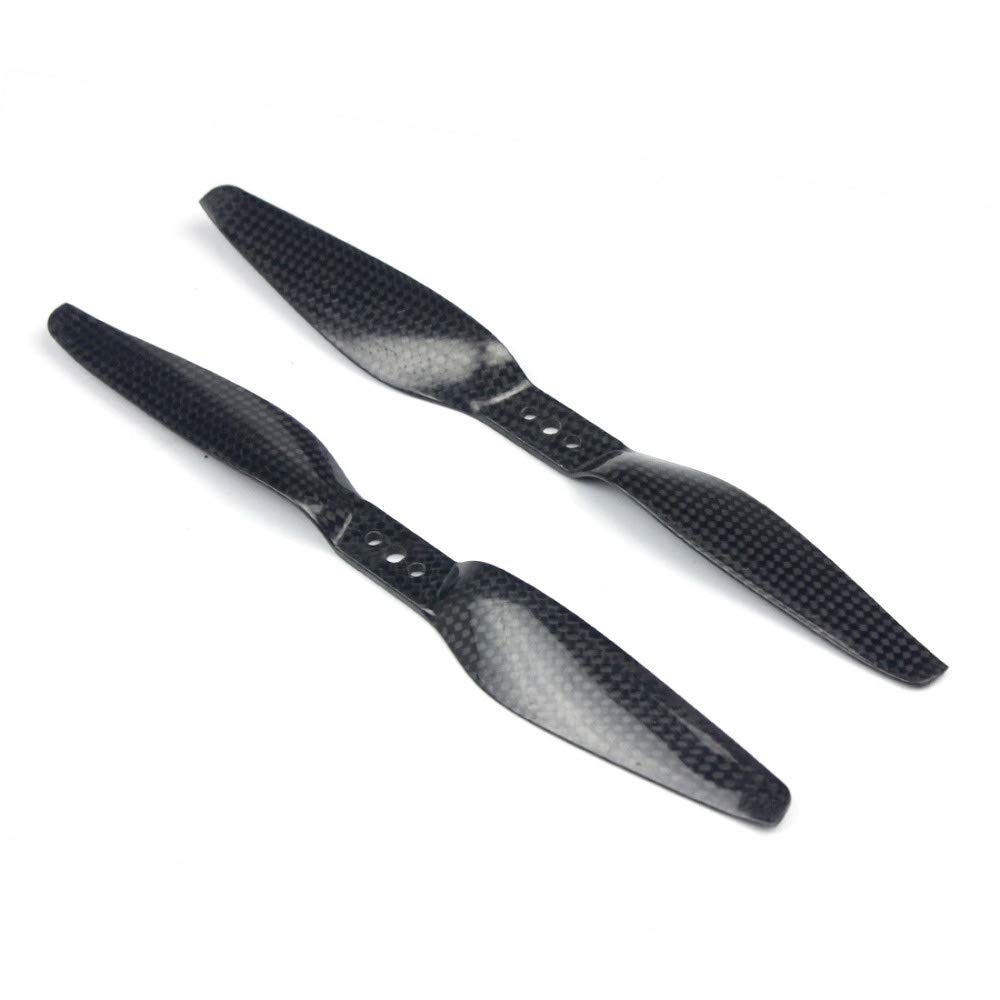 XUSUYUNCHUANG 8055 9055 1055 1155 1255 1355 1455 1555 3K Carbon Fiber Propellers CW CCW CF Props for Multicopter Quadcopter Drone Accessories (Color : 8055)