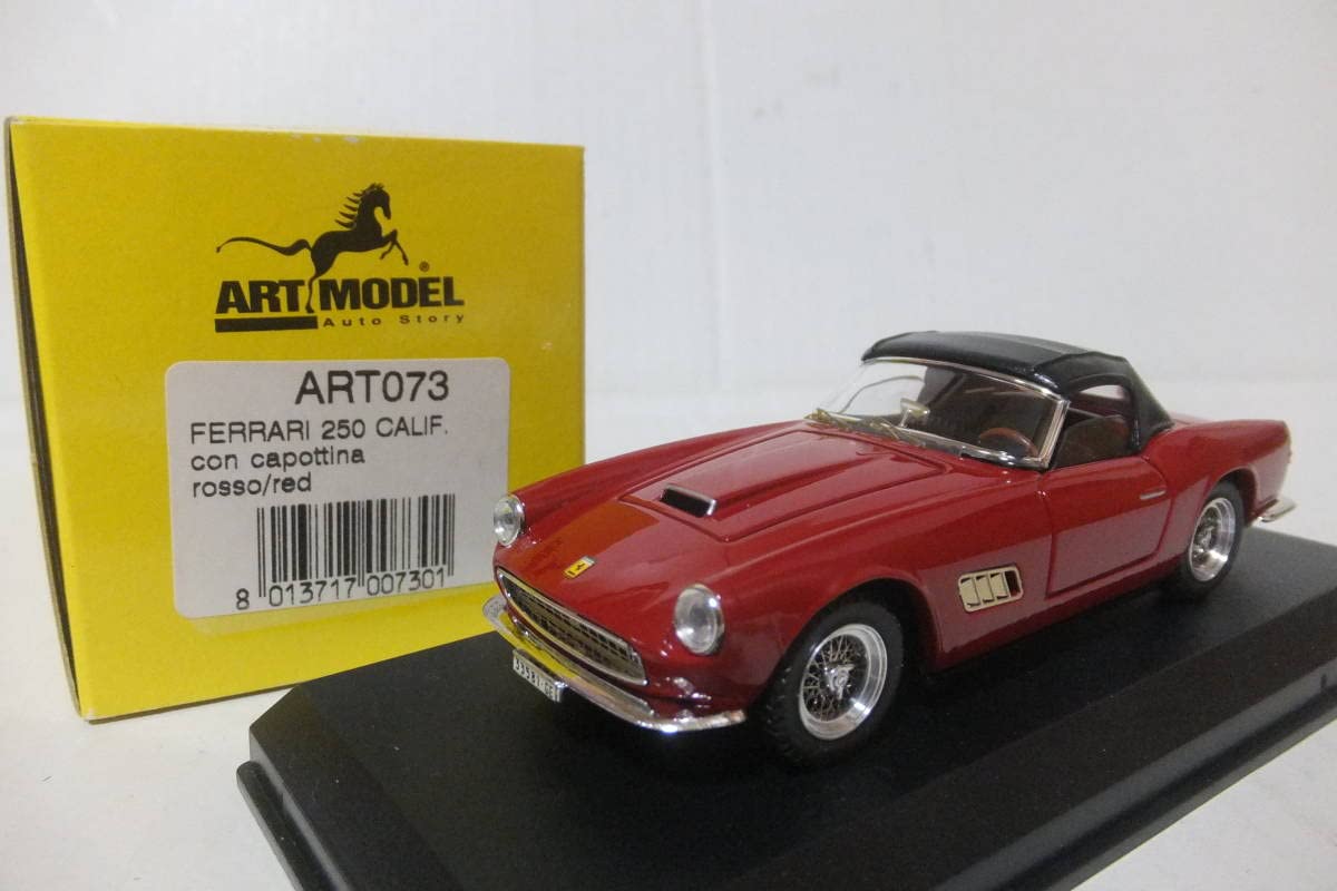 ART MODEL フェラーリ250カリフォルニア 1/43 ART MODEL 1/43 フェラーリ 250 カリフォルニア ダークレッド