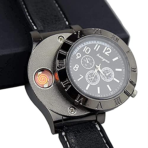 Generic Luvy USB Rechargeable Watch Lighter Black - Image 3