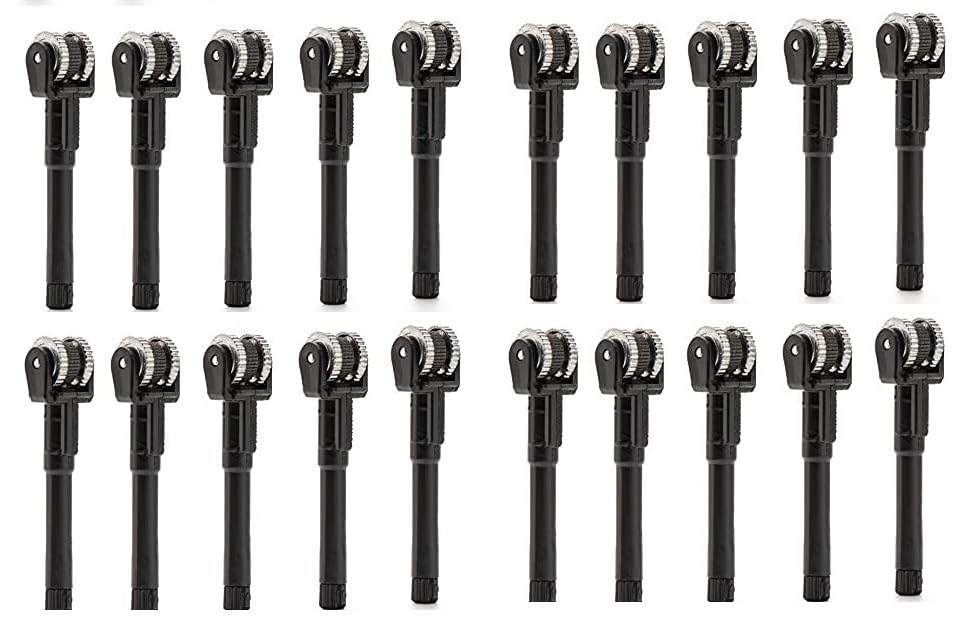 Clipper Flint System Replacement, Set of 20 Pieces Ignition Wheel & Flint System