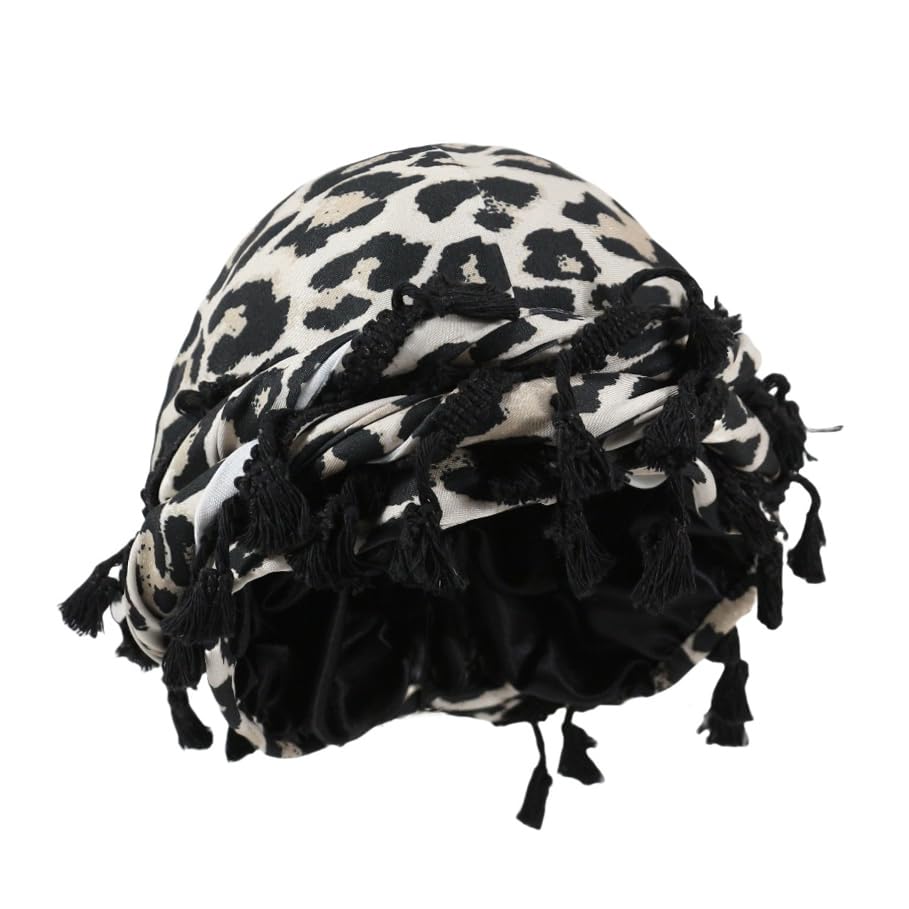 Gturytr Turban for Men Vintage Twist Head Wraps Durag Satin Lined Halo Turban for Women Modal and Satin Scarf Tie