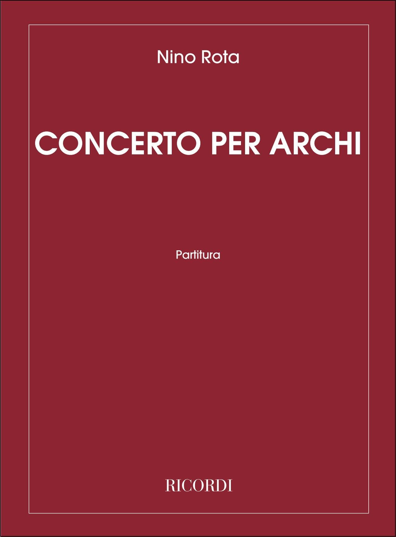 CONCERTO PER ARCHI - PARTITURA