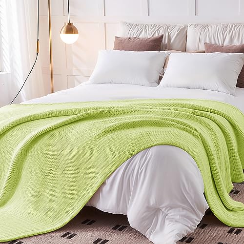 L'AGRATY Knitted Weighted Blanket - 50"x60" 7lbs Cooling Chunky Knit Heavy Blanket for Adults Braided Crochet Throw Thick Cable Yarn Knit Decorative No Beads Evenly Weighted Machine Washable