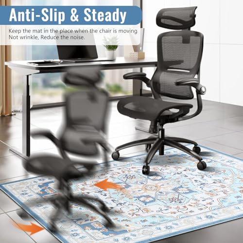 Modern Desk Mat - 36" x 48", Non-Slip Backing, Easy to Move & Clean