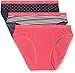 Dim Les Pockets Coton Slip X3 Braguita, Multicolor (Estampado 5MM), 40 (Tamaño del Fabricante: 40/42) (Pack de 3) para Mujer