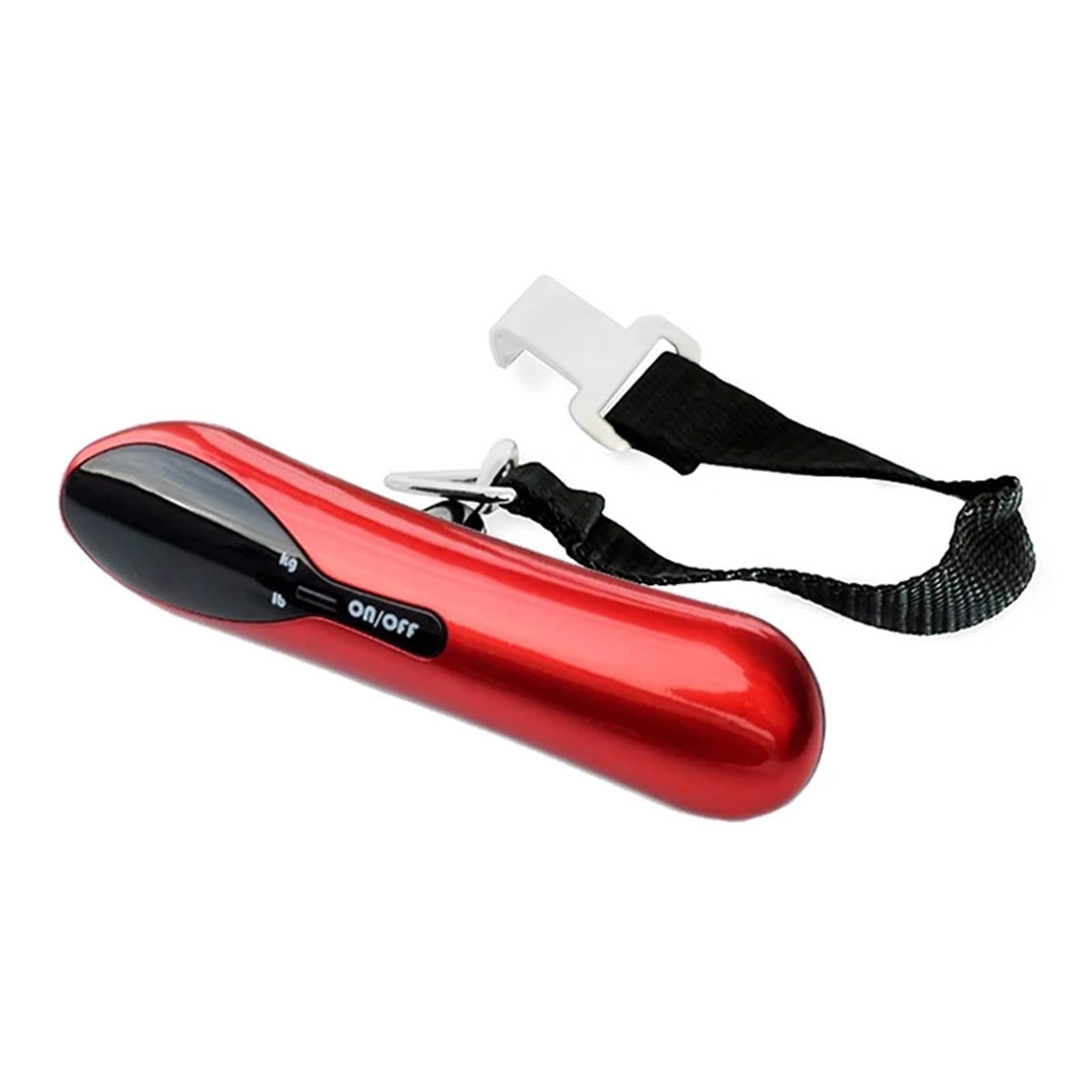 JVDDI Digital Hanging Scale Portable 50kg/110lb Electronic Hand Luggage Scale Hanging Scales Weight Balance Travel Suitcase Case Heavy Duty Crane Hook(Rosso)