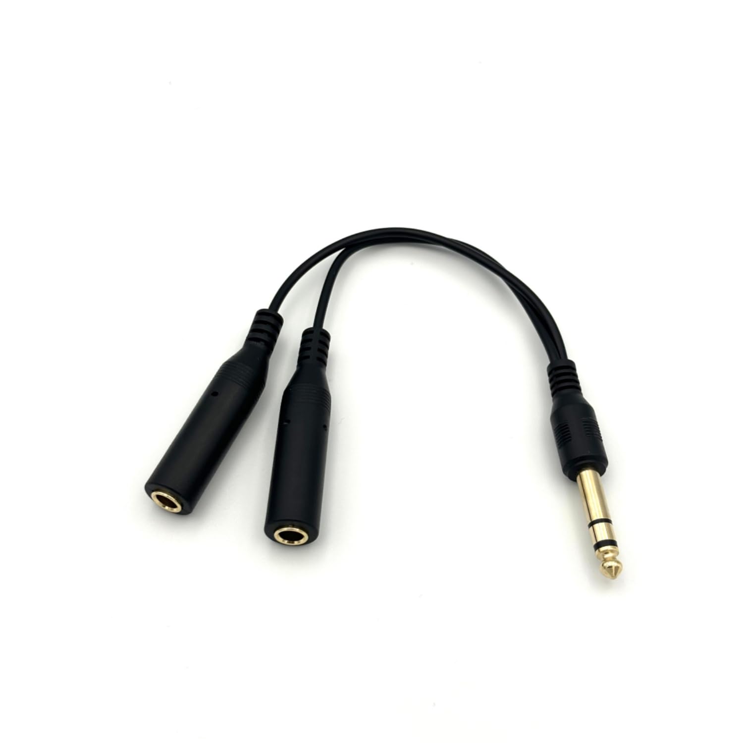 Qczhiwen 6.35mm 1/4 Inch Male Stereo to Dual 6.35mm 1/4 inch Female TS Stereo Breakout Cable - Image 3