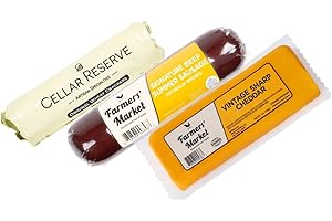 Deli Direct Beef Backpacking Bundle: Delightful Sausage, Cheese, and Cracker Ensemble