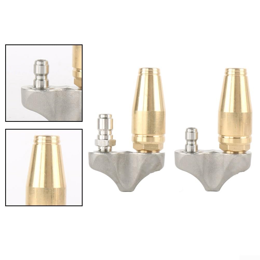 Per idropulitrice per ugello turbo progettato per la pulizia inversa di fognature e linee di scarico con 3000 PSI e 140 gradi Fahrenheit (3/8)