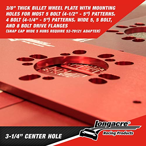 Longacre 52-79005 Precision Bump Steer Gauge W/Billet Plate #TOP4