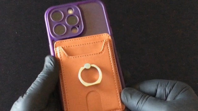 4 Fentes Pour Cartes Portefeuille Magnétique, Porte-Carte