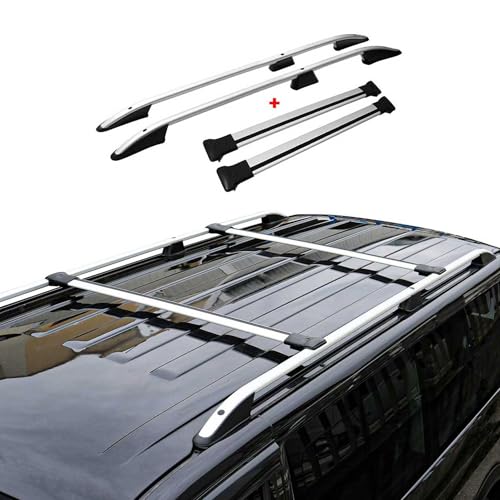 Barres de toit VW T5 T6 T6.1 Transporter solution de transport alu gris OMAC L1