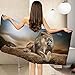 EHZQX Telo Mare Bambini Leone Animale 3D Stampato Microfibra Morbida Telo Da Bagno Leggero Telo Mare Coperta Summer Spiaggia Regalo Per Uomo Donna Grande Asciugamano Da Mare 100x200cm