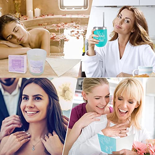 Hoomuu Get Well Soon Gifts For Women - Self Care Package Gift Baskets For Her - Feel Better Gifts For Friends Sisters After Surgery - Comfort Gifts Wine Tumblers Healing Blanket #TOP4