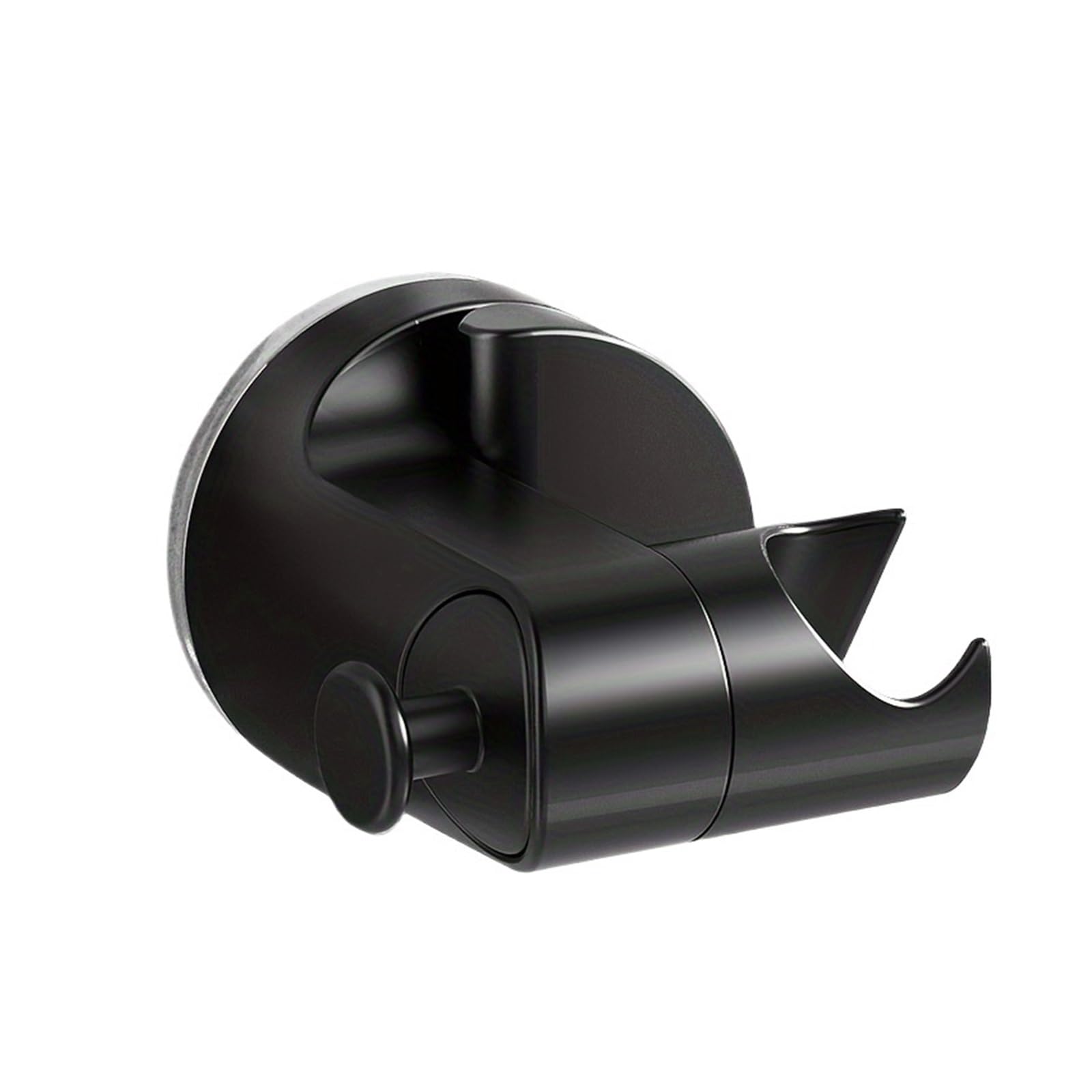 1pcs Self-Adhesive Adjustable Shower Head Holder(Black)