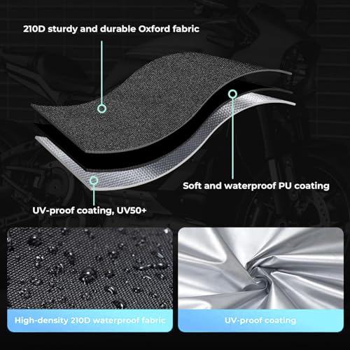 Bâche Yamaha Xmax 300 Tech Max | Housse moto extérieure étanche - 2