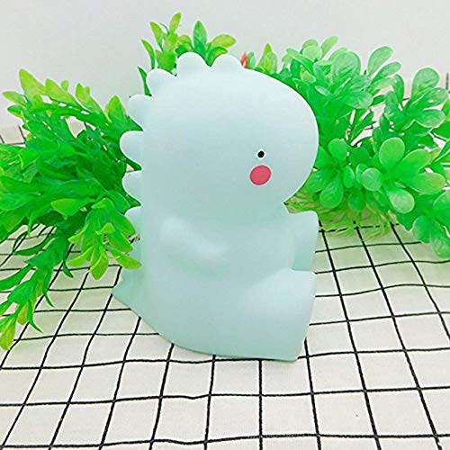 Lámpara de noche LED dinosaurio de silicona para bebé miniatura 5