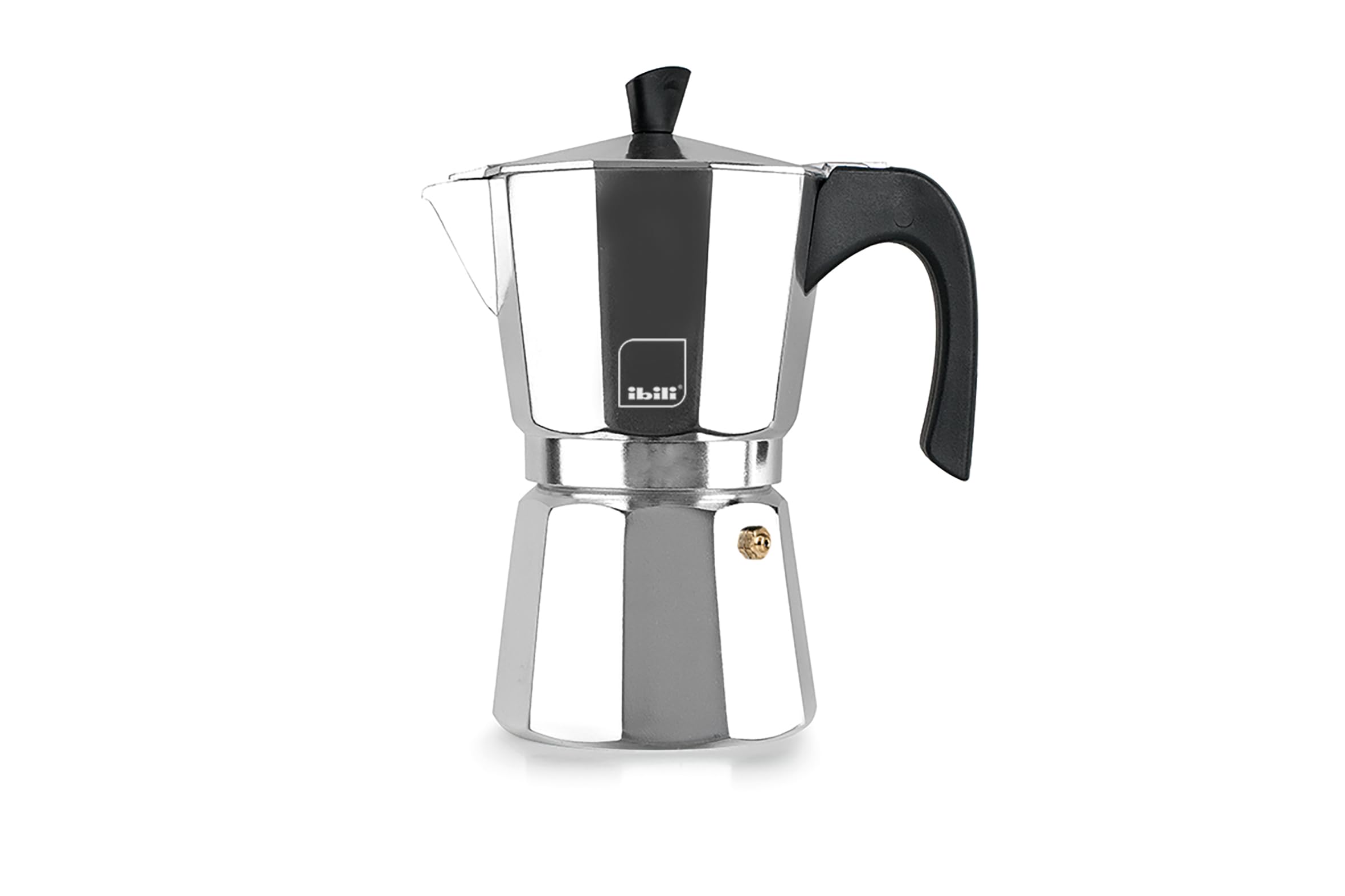 ibili "Bahia Espresso/Coffee Maker, Silver/Black, 100 ml