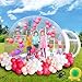 Inflatable Bubble House for Kids and Adults, 10FT Commercial Grade Bubble House,Clear Dome Bubble Tent, Christmas Party, Kids Birthday Party, Weddings-Total Length (10FT+PVC)