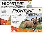 Merial Frontline Plus Flea and Tick Control For Dogs and Puppies 5 To 22 Pounds 6 Pack