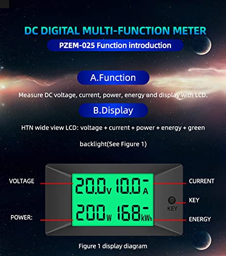 Diagram showing independent power supply and test voltage connections
