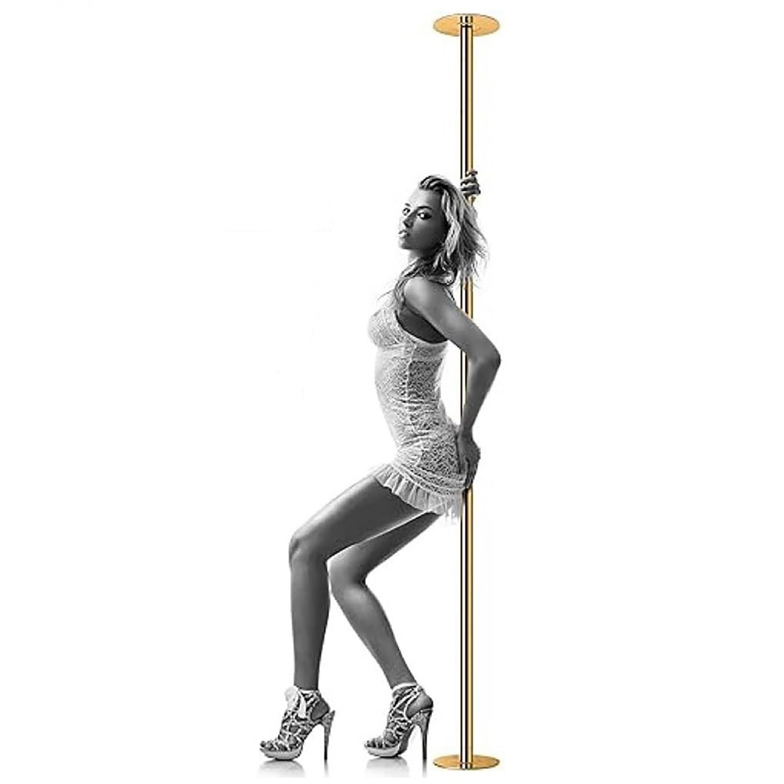 JYBNBBE Premium Dance Pole, 45mm Professional Stripper Pole, Adjustable Height, for Home, Club, Studio, Bar, Gym