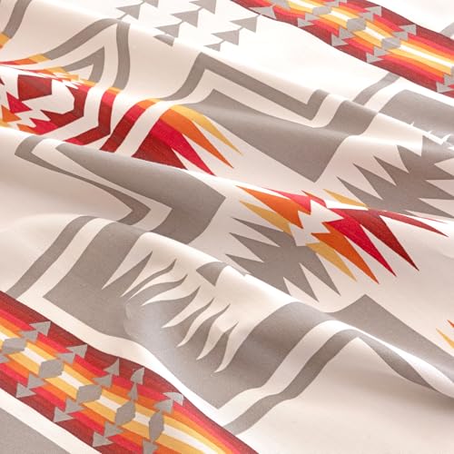 Image of HOMEMONDE Cotton Flat Sheet with One Pillow Cover Soft Bedsheet for Single Bed (60 x 90 Inches / 152 x 229 cm, Nomadic Dreams),Multicolor | Perfect for Home Decor & Gifting
