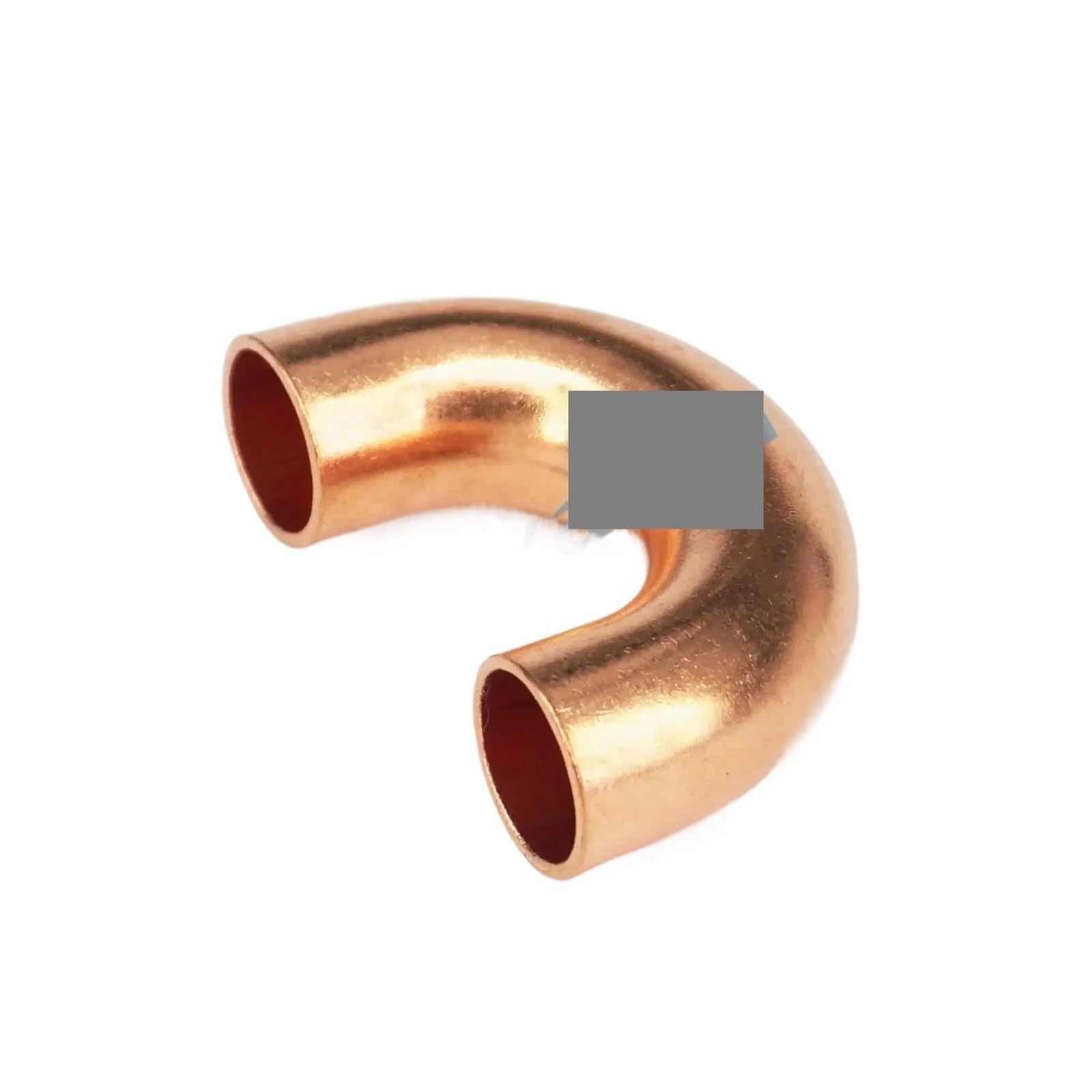 AUOQKQUT 15.8x0.6x38mm 180 Degree Bend Copper Weld Pipe Fitting Plumbing AUOQKQUT