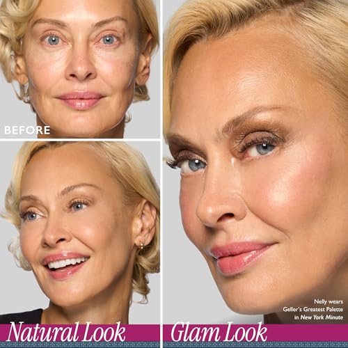 LAURA GELLER NEW YORK Geller's Greatest New York Minute Face & Eye Palette - Includes Blush, Bronzer and Eyeshadow Duo - Travel-Friendly Makeup Compact for Mature Skin - Image 4